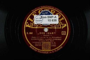 "Don Juan" : 2. Akt; Finale: (5. Teil) Wo ist der Schändliche? / Mozart