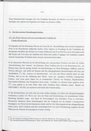 12. Die literarischen Darstellungstechniken