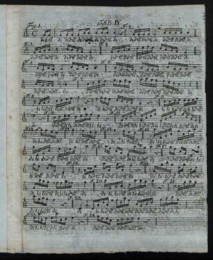 [Notenblatt] Tab. IV – Tab. III