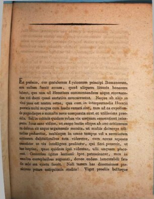 Solemnem orationem in memoriam conditi gymnasii Casimiriani die III. Jul. habendam indicit simulque de Horatii satir. I, 10, 27. quaedam disserit Eduardus Forbergius