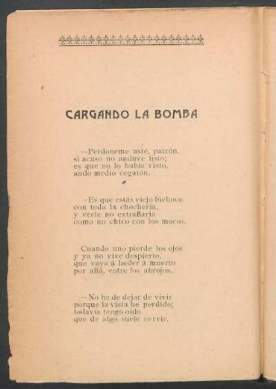 Cargando la bomba