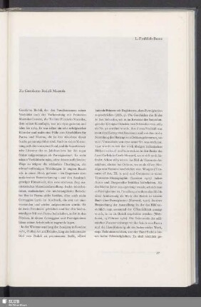 Zu Gerolamo Bedoli Mazzola