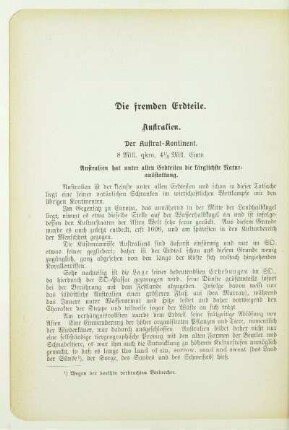 Die fremden Erdteile