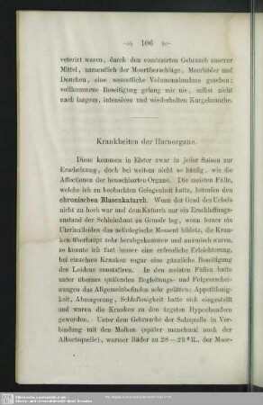 Krankheiten der Harnorgane