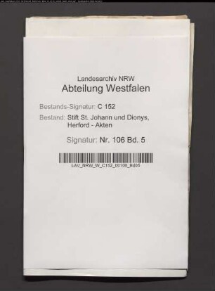 Prokuratur Rechnung, mit Belägen.
