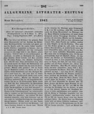 Hasse, H. G.: Abriss der meißnisch-albertinisch-sächsischen Kirchengeschichte. Leipzig: Engelmann 1847