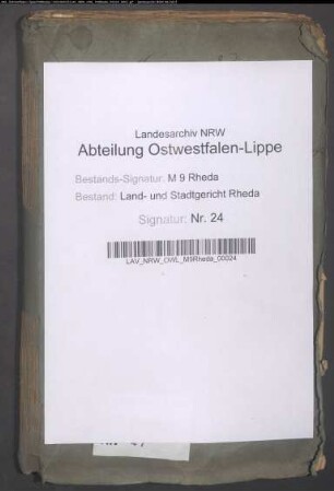 Acta voluntaria (Protokolle der freiwilligen Gerichtsbarkeit), Vol. I