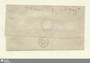 208b: Haarlocke von Mozart - Mus.Schu.208b