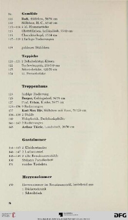 Herrenzimmer (Nr. 152-157)