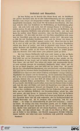 Volkslied und Kunstlied