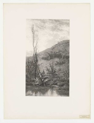 Études de terrains, Blatt 9 der Folge "Le paysage au fusain"