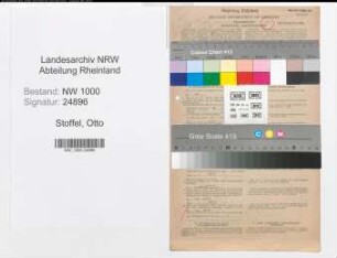 Entnazifizierung Otto Stoffel, geb. 22.02.1902 (Geschaeftsfuehrer)