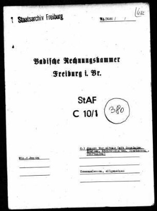 Kommunalwesen; Allgemeines