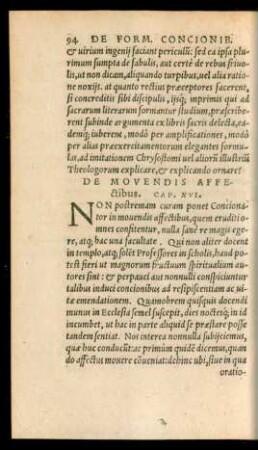 De Movendis Affectibus. Cap. XVI.