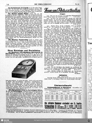 Neue Kataloge und Preislisten