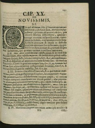 Cap. XX. De Novissimis