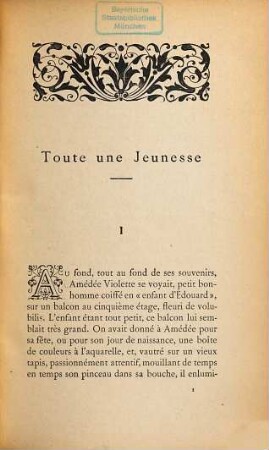Toute une jeunesse