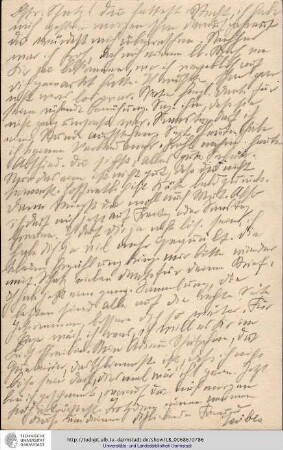 Postkarte vom 13.12.1905