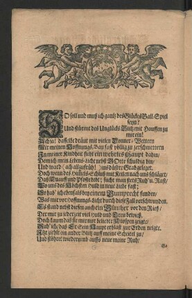 [Schmertzliche Klage Als Der Weyland Hoch-Edle/ Veste/ Hochgelahrte ... Herr, Hr. Johann Paul Günther/ ...]