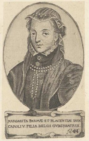 Bildnis von Margarita Parmae et Piacentiae
