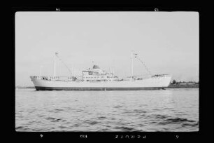 Cap Vilano (1955), Frachtschiff (reefer), Hamburg Südamerikanische Dampfschifffahrts-Gesellschaft A/S & Co KG (HSDG), Antwerpen, Bau-Nr. 896