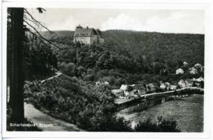 Scharfenstein. Blick auf Scharfenstein