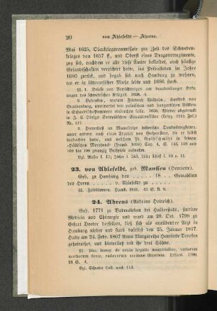 24. Ahrend (Andreas Heinrich).