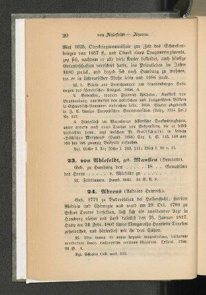 24. Ahrend (Andreas Heinrich).