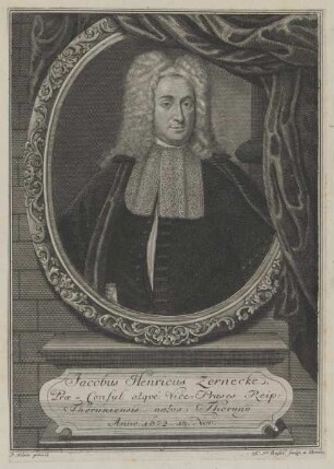 Bildnis des Jacobus Henricus Zernecke