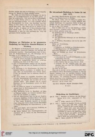 Einladung zur Theilnahme an der permanenten Ausstellung des bayerischen Gewerbe-Museums in Nürnberg