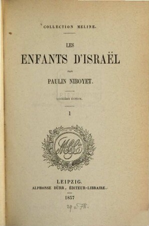 Les enfants d'Israël, 1