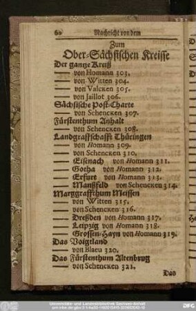 Zum Ober-Sächsischen Kreisse