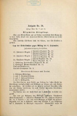Strategisch-taktische Aufgaben nebst Lösungen, 7