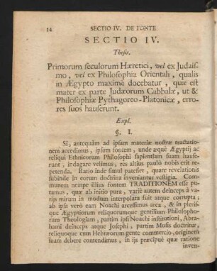 Sectio IV.