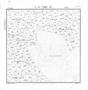 Kartenblatt SO XXXII 62 Stand 1826