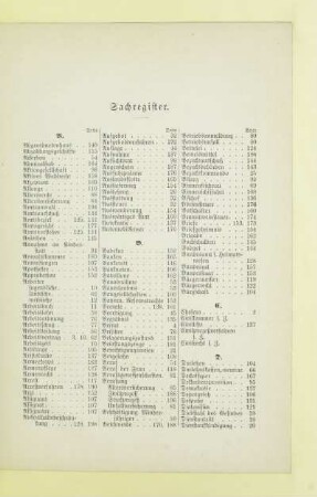 Sachregister