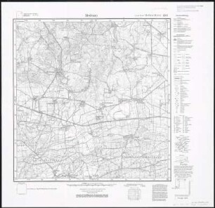 Meßtischblatt 1287 : Medenau, 1937 : Medenau. - Hrsg. 1908, bericht. 1922, einz. Nachtr. 1937. - 1:25000. - [Berlin]: Reichsamt für Landesaufnahme, 1937. - 1 Kt.