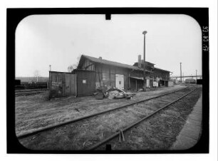Rathenow. Bahnhof (1870). Nebengebäude