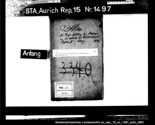 Der Selbstmord des Steuereinnehmers Schnedermann in Westeraccumer Siel