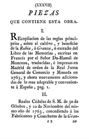 Piezas que contiene esta Obra