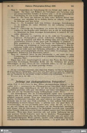 "Beiträge zur photographischen Perspective"