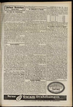 Dritte Ausgabe vom Samstag, den 19. April 1913.