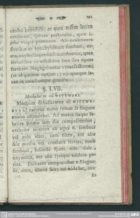 §. LVII. Methodus m. cel. Wittweri.