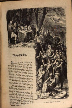 Geschichte Oesterreichs : Illustr. von C. Geiger, A. Greil ... Holzschnitte aus Cohn's xilografischer Anstalt. 1