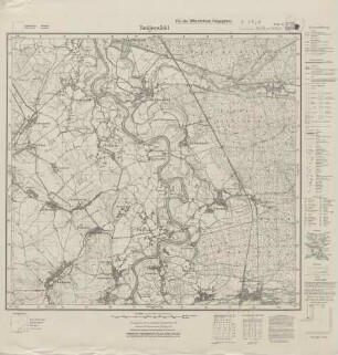 5775 (alte Nr.: 3349) Reigersfeld, Meßtischblatt (4cm - Karte)