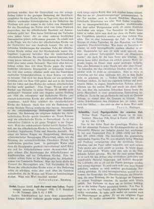 120-121 [Rezension] Schmidlin, Joseph, Papstgeschichte der neuesten Zeit
