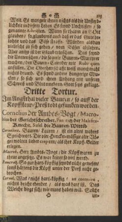 Dritte Tortur.