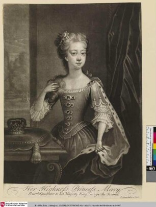 Her Highness Princess Mary Fourth Daughter to his Majesty King George the Second