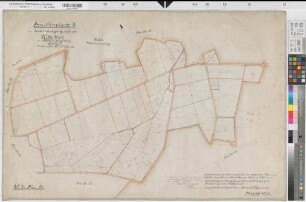 Dülmen (Dülmen), Zusammenlegeung Welte, Bl. 3 Brouillonkarte II Flur 55