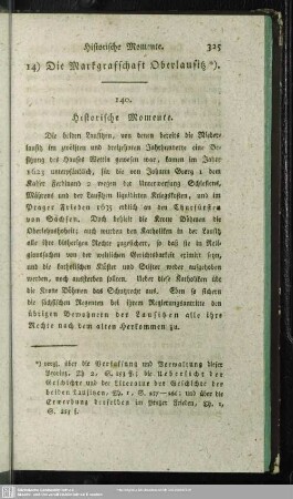 14) Die Markgrafschaft Oberlausitz